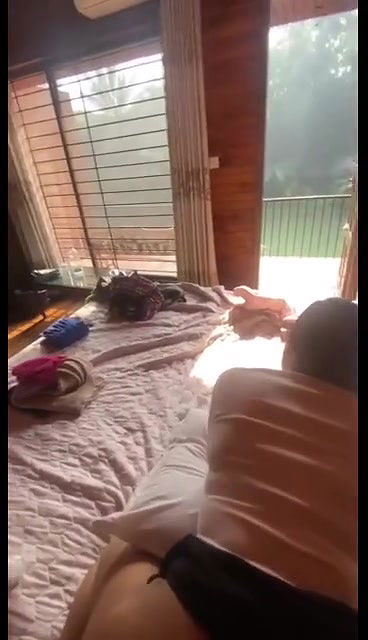 Horny Babe Giving Blowjob Painful Threesome Fucking 2