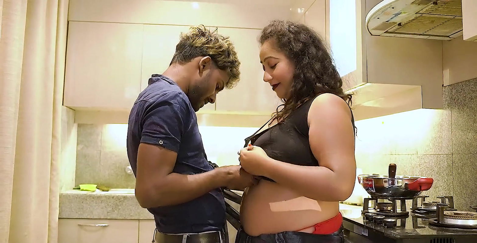 INDIAN DESI BIG BOOBS HOUSEWIFE HARDCORE FUCK WITH HER HUSBAND IN KITCHEN AT MORNING FULL MOVIE.  GoddesMahi  .