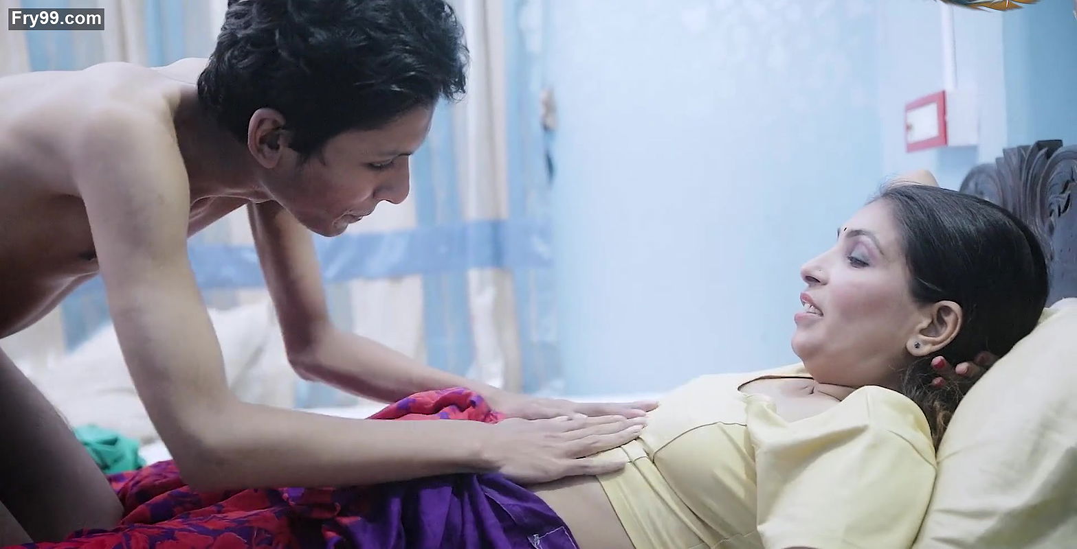 STEP MOTHER HARDCORE FUCK WITH 18+ VIRGIN YOUNG BOY ( HINDI AUDIO ).  GoddesMahi  .