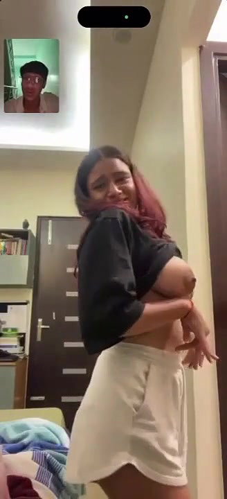 Indian college slut on VC
