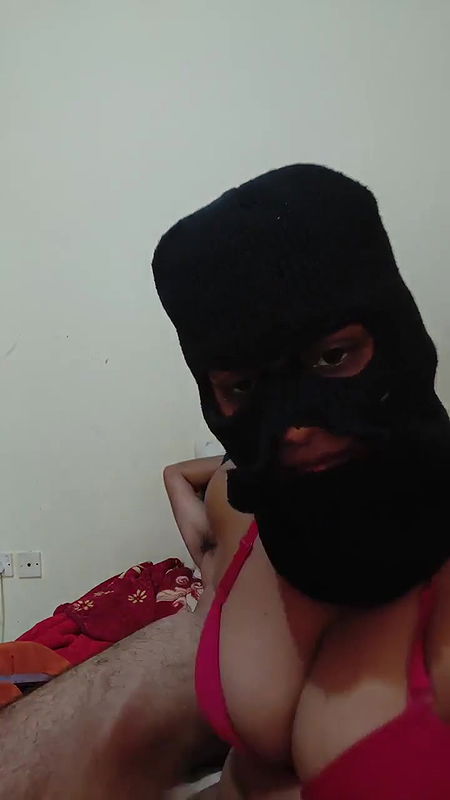 Masked Aunty handjob masked Neighbor