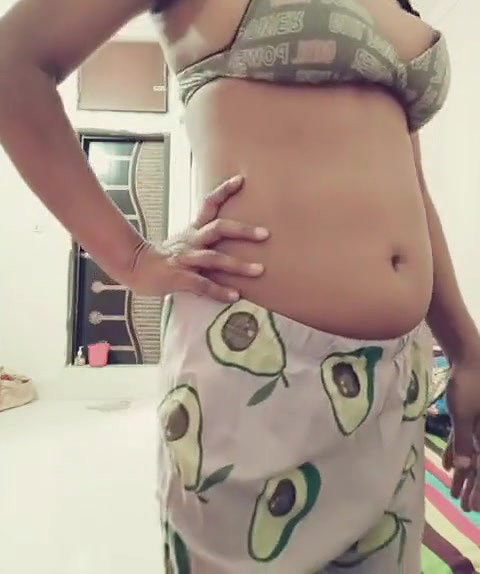 new married cute teen gets Horny and show huge Boobs (Hindi audio)