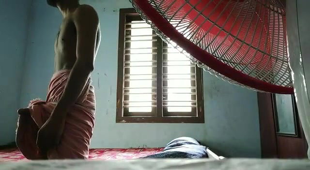 college guy sucking boob maid