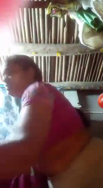 Yellow saree aunty stripped saree video for lover 28