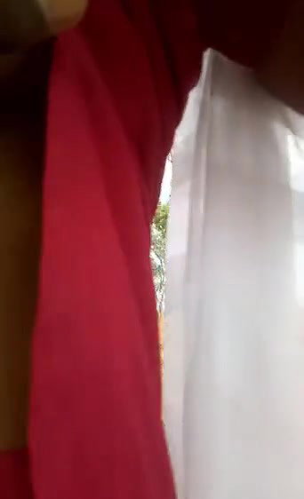 Tamil wife Outdoor boobs show