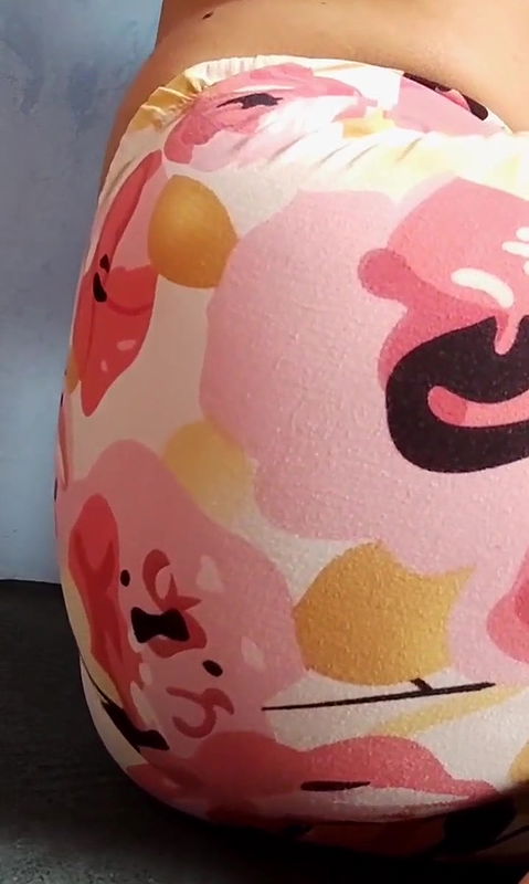 Asian deshi girl grab her big virgin ass on slowmotion