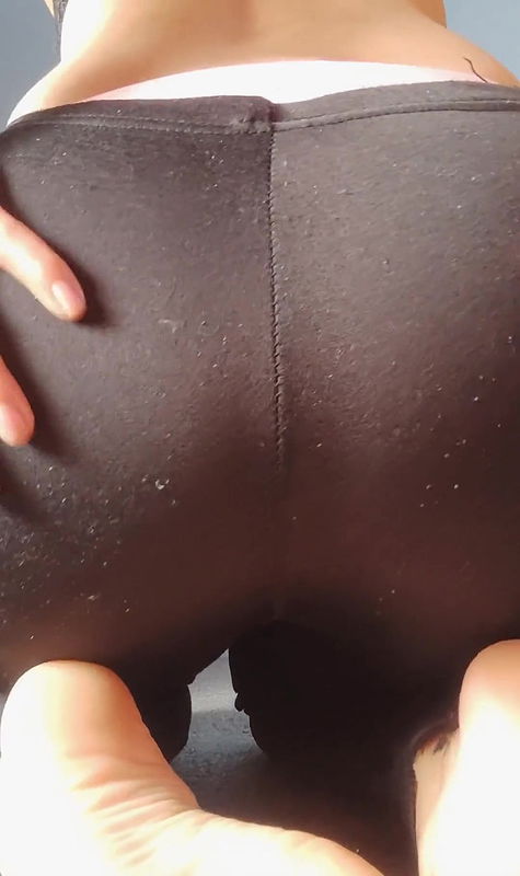 Asian girl rubbing Virgin Pink pussy with white big boobs