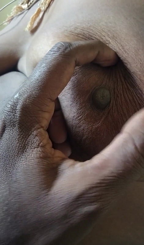 aunty sitting and relax after sex