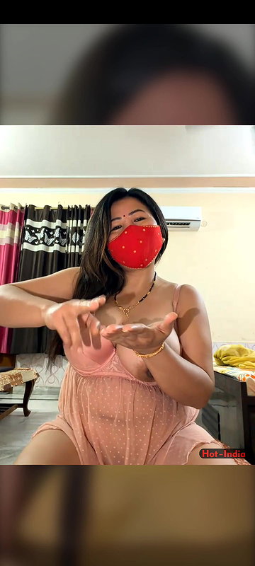88pink pink skirt stand up boobs open nepali randi bhabhi