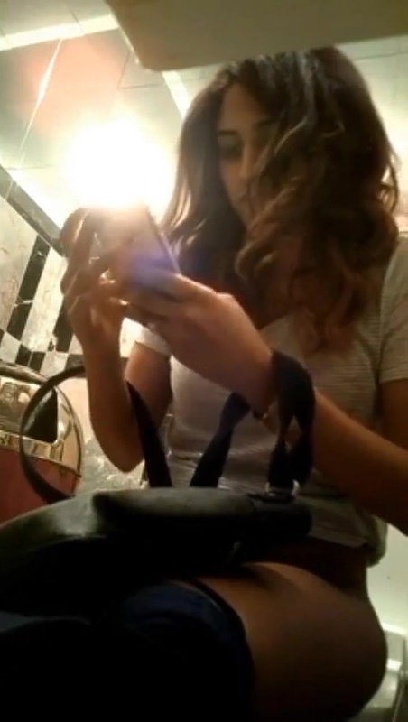 Desi Girl Using Office Bathroom Captured Secretly