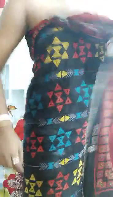 Village aunty showing