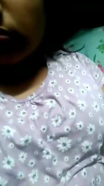 cute young gf pressing boobs with dress
