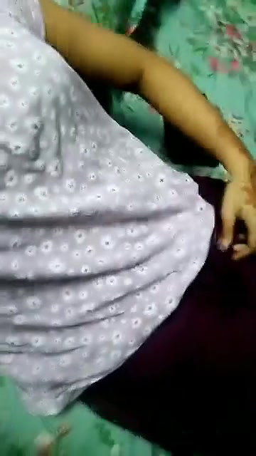 cute young gf pressing boobs with dress