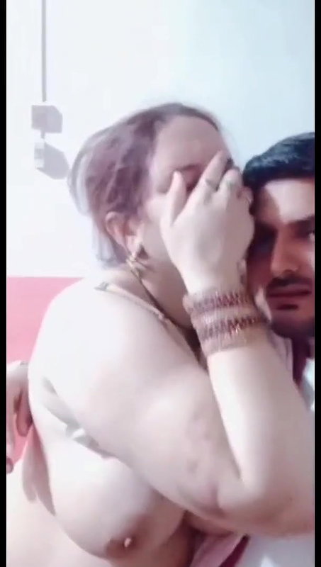 newly wed couple guy showing her big boobs