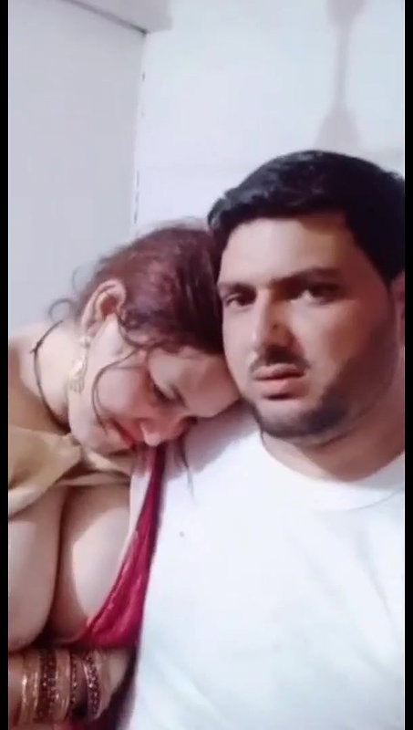 newly wed couple guy showing her big boobs