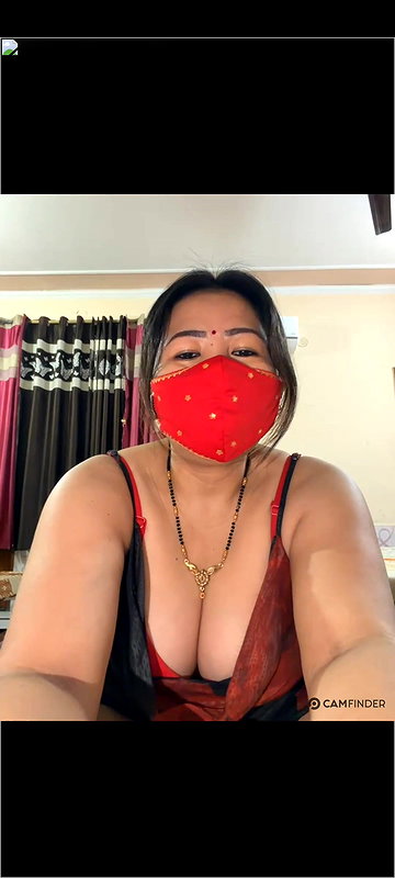 88pink flower dress one boobs open nepali randi bhabhi