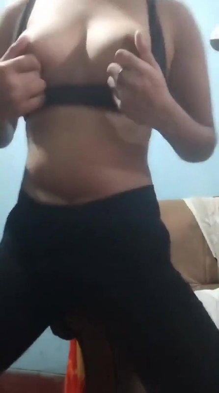 Bengali Girl Showing Playing With Her Boobies
