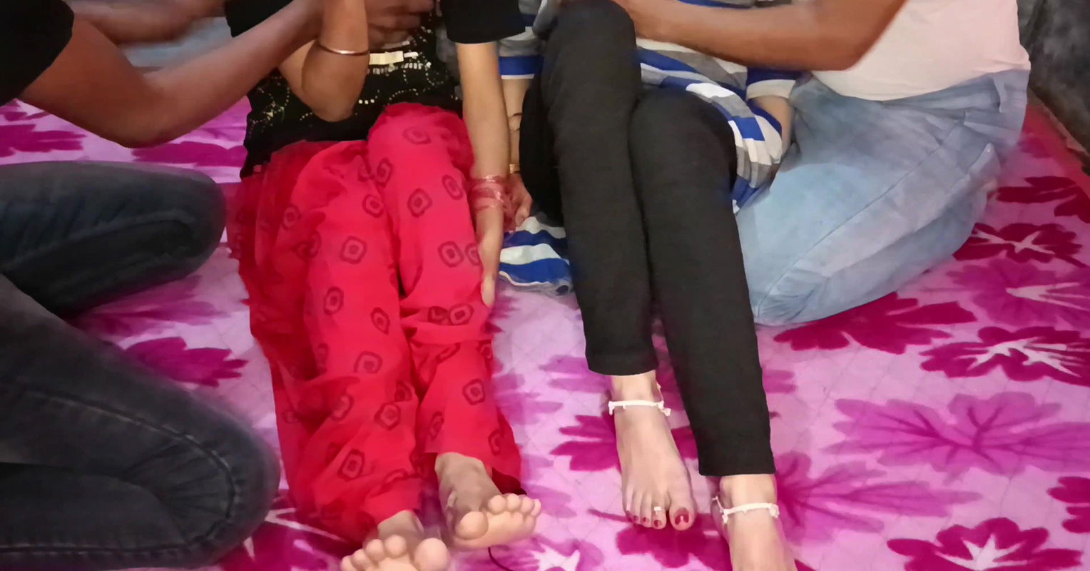 Dosto N Apas M Girlfriends Swapping Karke Maze Liye, Foursome Porn In Hindi