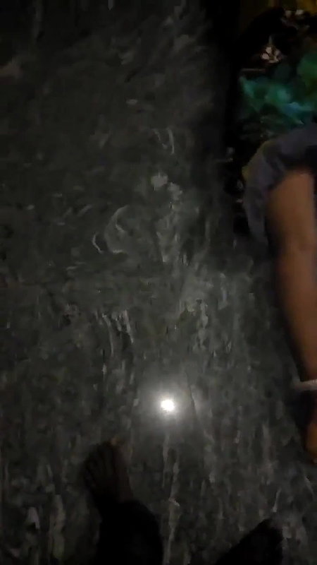 Madurai neighbor rubbing her aunty in nighty