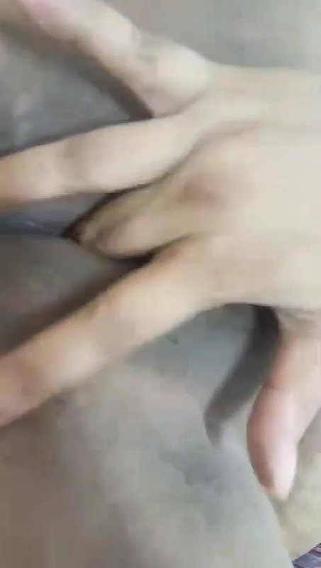 cute girlfriend black pussy fingering solo nude