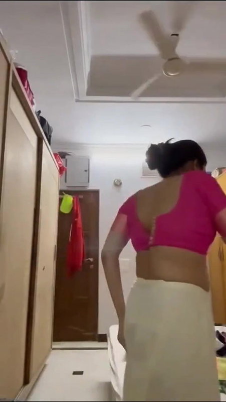Marathi wife wearing saree after viral nude body showing