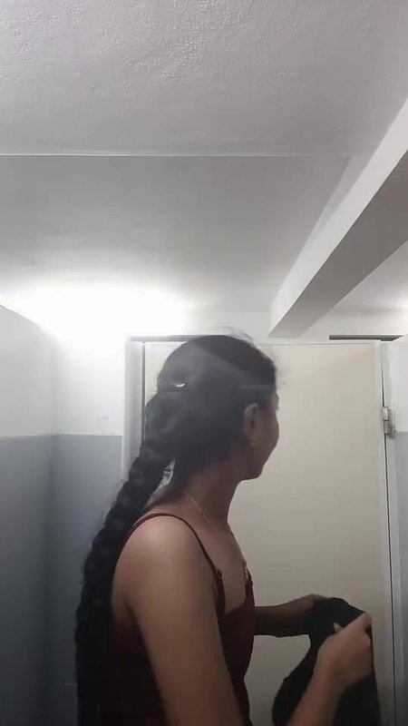 cute girlfriend hot boobs showing viral video making