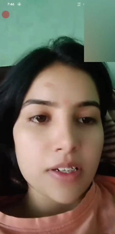 cute girlfriend perky nipples showing viral selfie