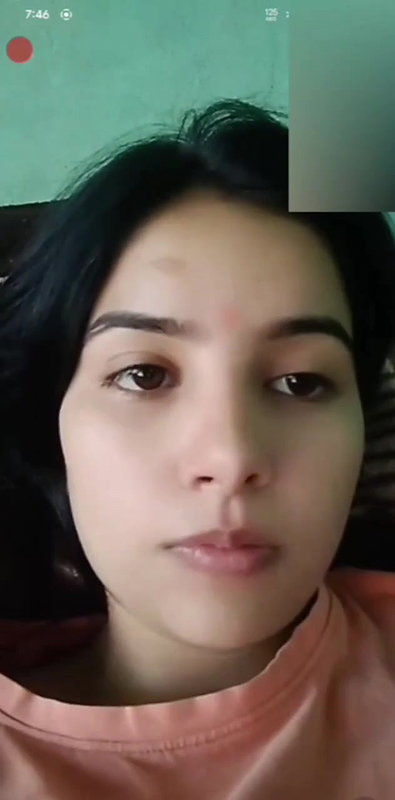 cute girlfriend perky nipples showing viral selfie