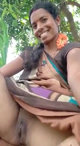 Telugu wife showing her   and pussy outdoors
