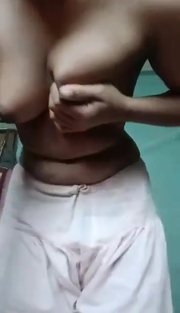 Horny Young Bengali GF Pressing Licking Boobs Fingering Pissng Showing Asshole