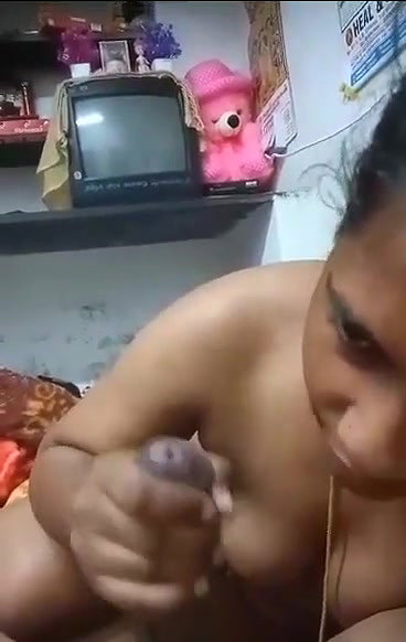 Telugu wife strips nighty and gives blowjob to husband
