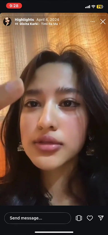 nude Nepali girl perfect body curves exposing for lover