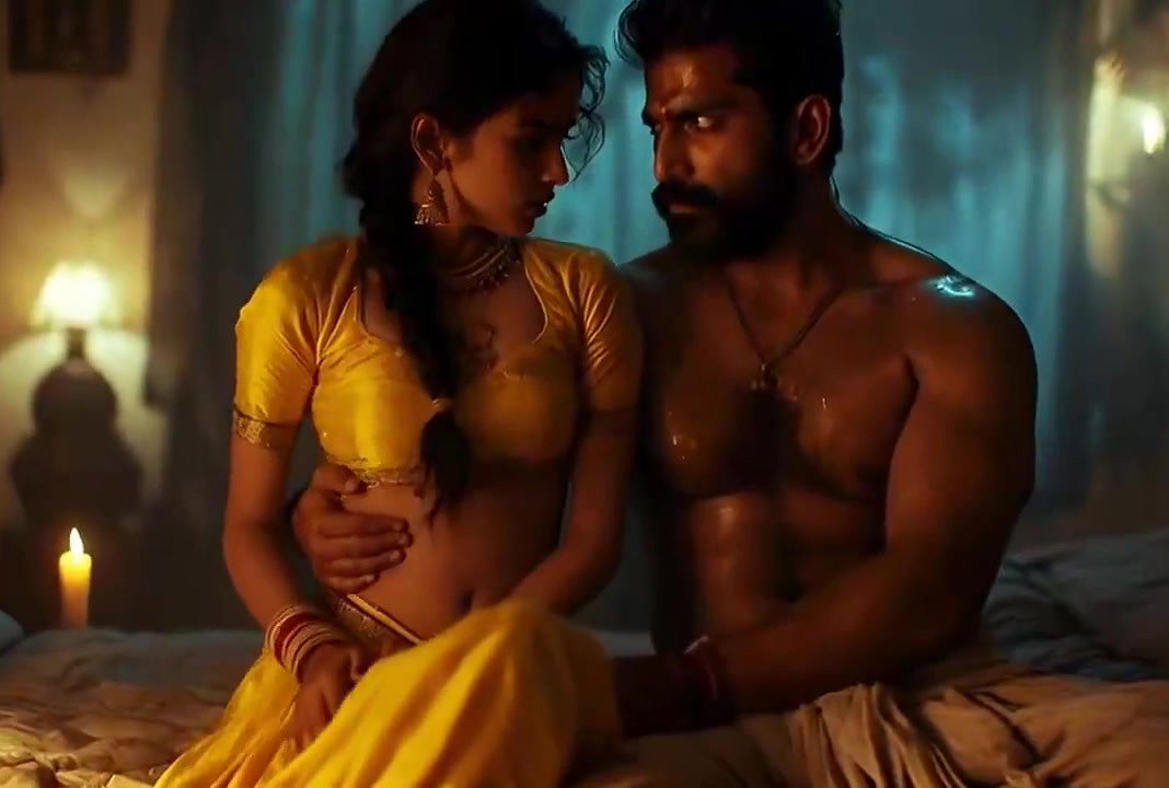 Desi Wife and husband first night AI