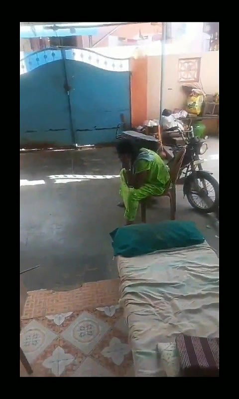 Sleeping aunty pussy captured