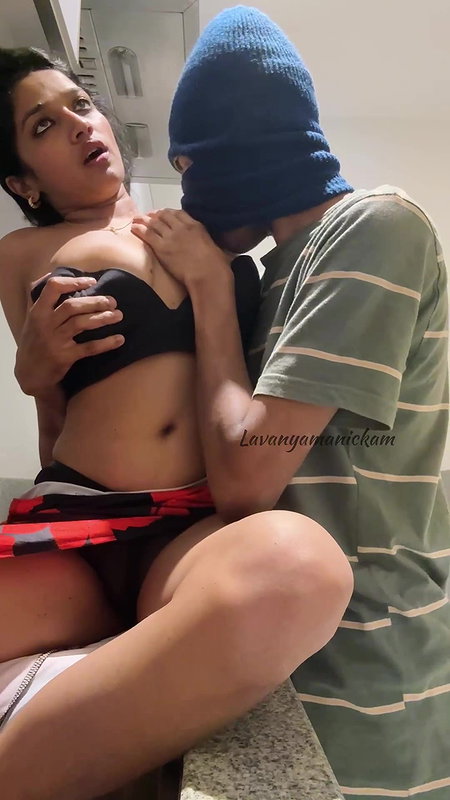 Lavanya Manickam tit sucking by masked man viral porn