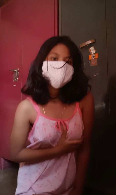 Indian girl tits massage by Herself