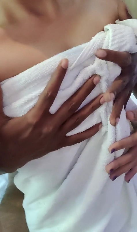 Indian guy fondling BOOBS of his college girlfriend