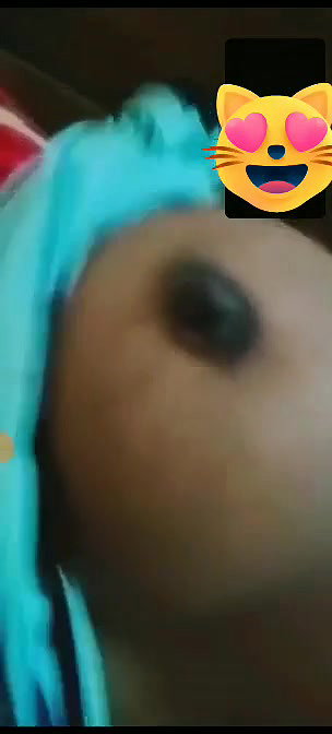 selfie video call of sexy girlfriend showing nude body
