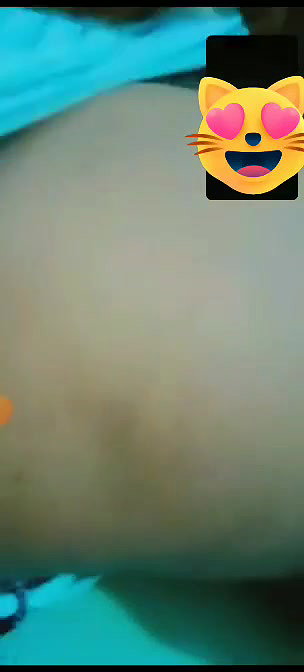 selfie video call of sexy girlfriend showing nude body