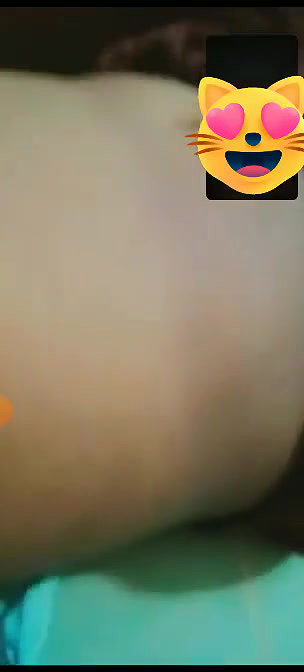 selfie video call of sexy girlfriend showing nude body