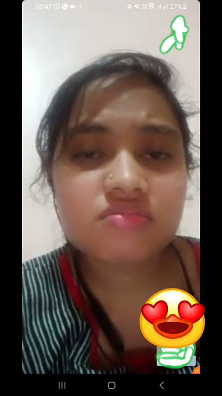 big melons girlfriend topless viral video call