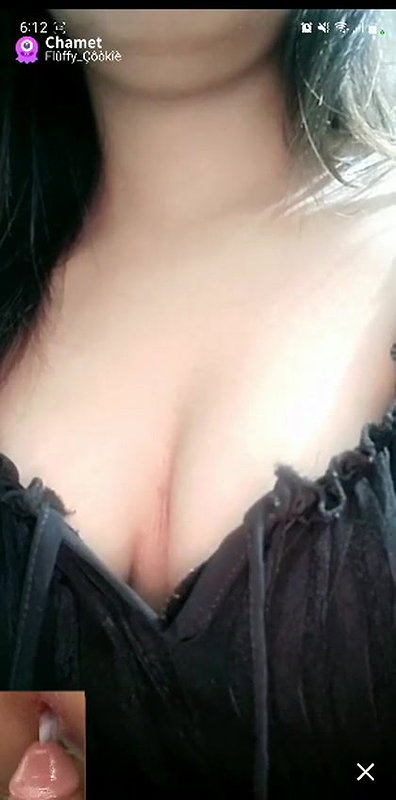 cute Chamet girl showing boobs on private live cam