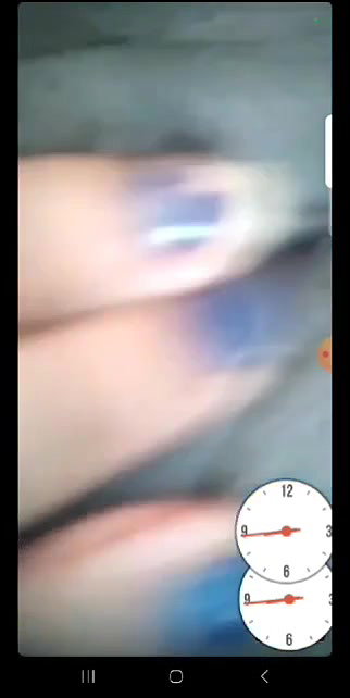 tight pink pussy and round boobs showing GF video call