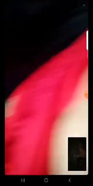 tight pink pussy and round boobs showing GF video call