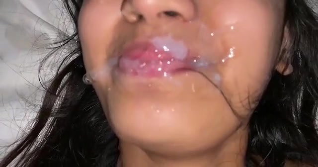 cum on lips