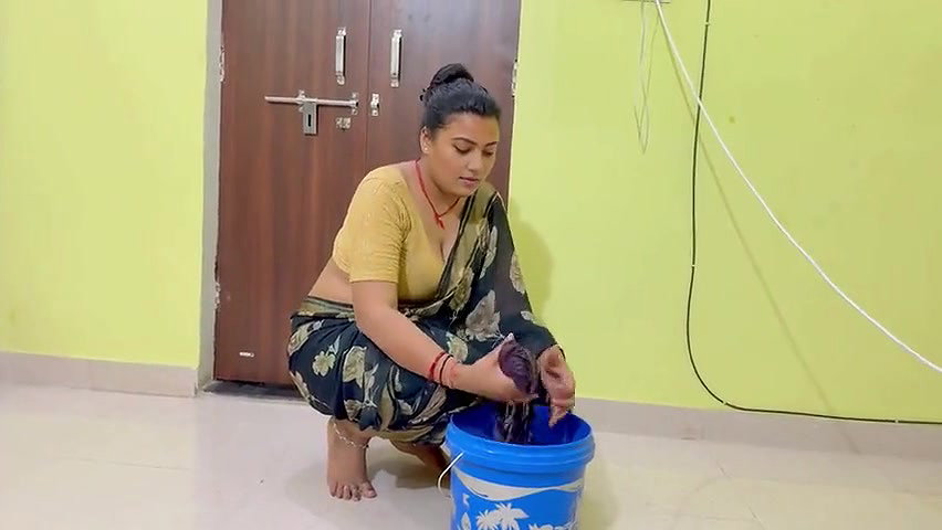 I was Cleaning hot in home