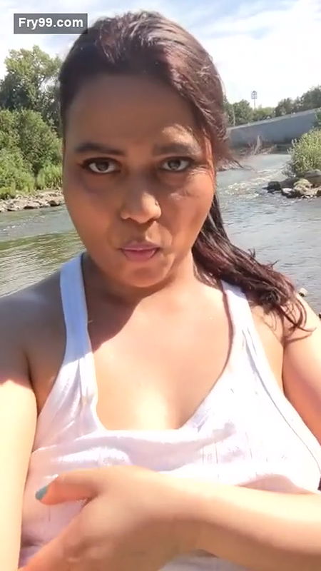 Sexy Indian Wife Shows Boobs