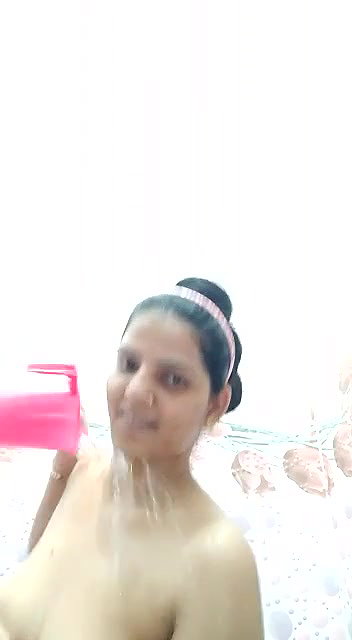 nude bath in bathroom