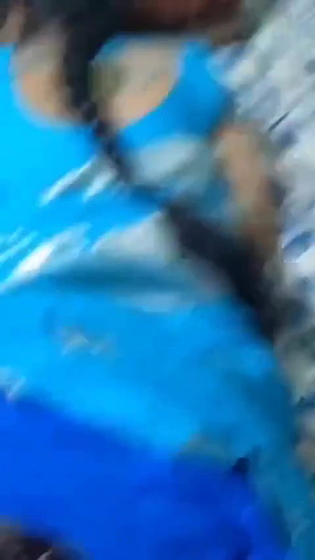 Desi blue saree hot Bhabhi doggy