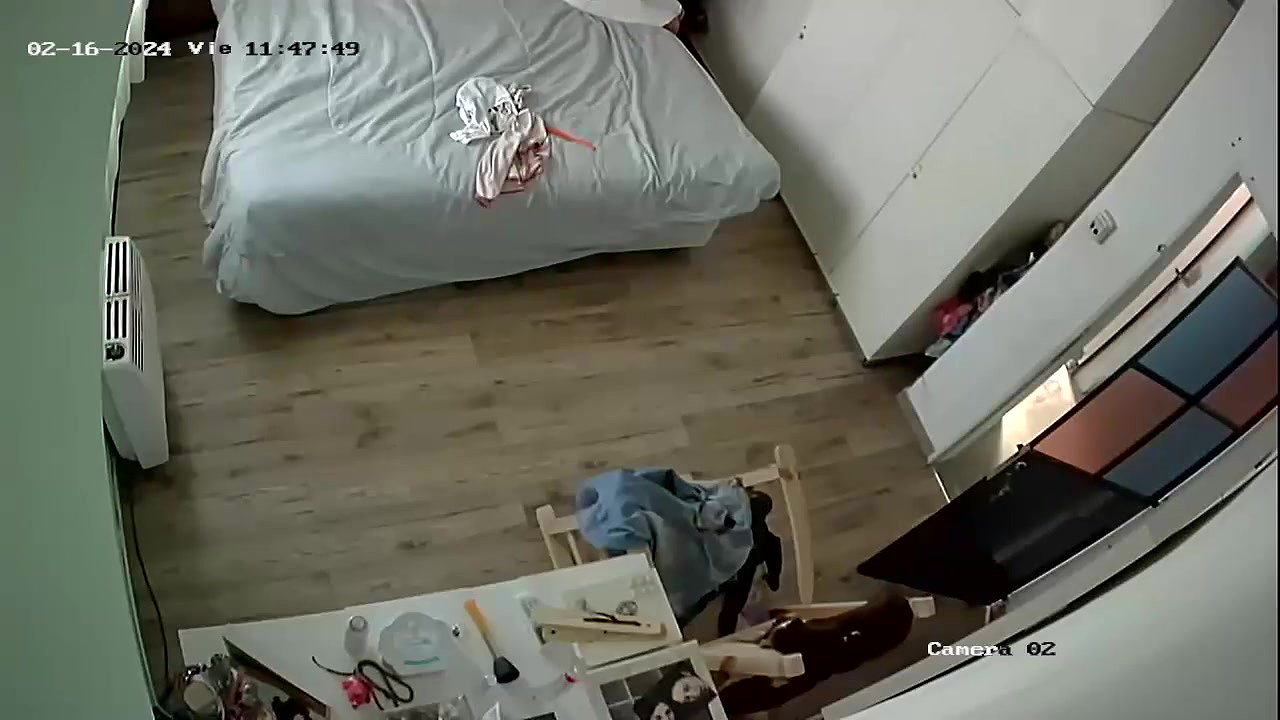 nude dress change milf